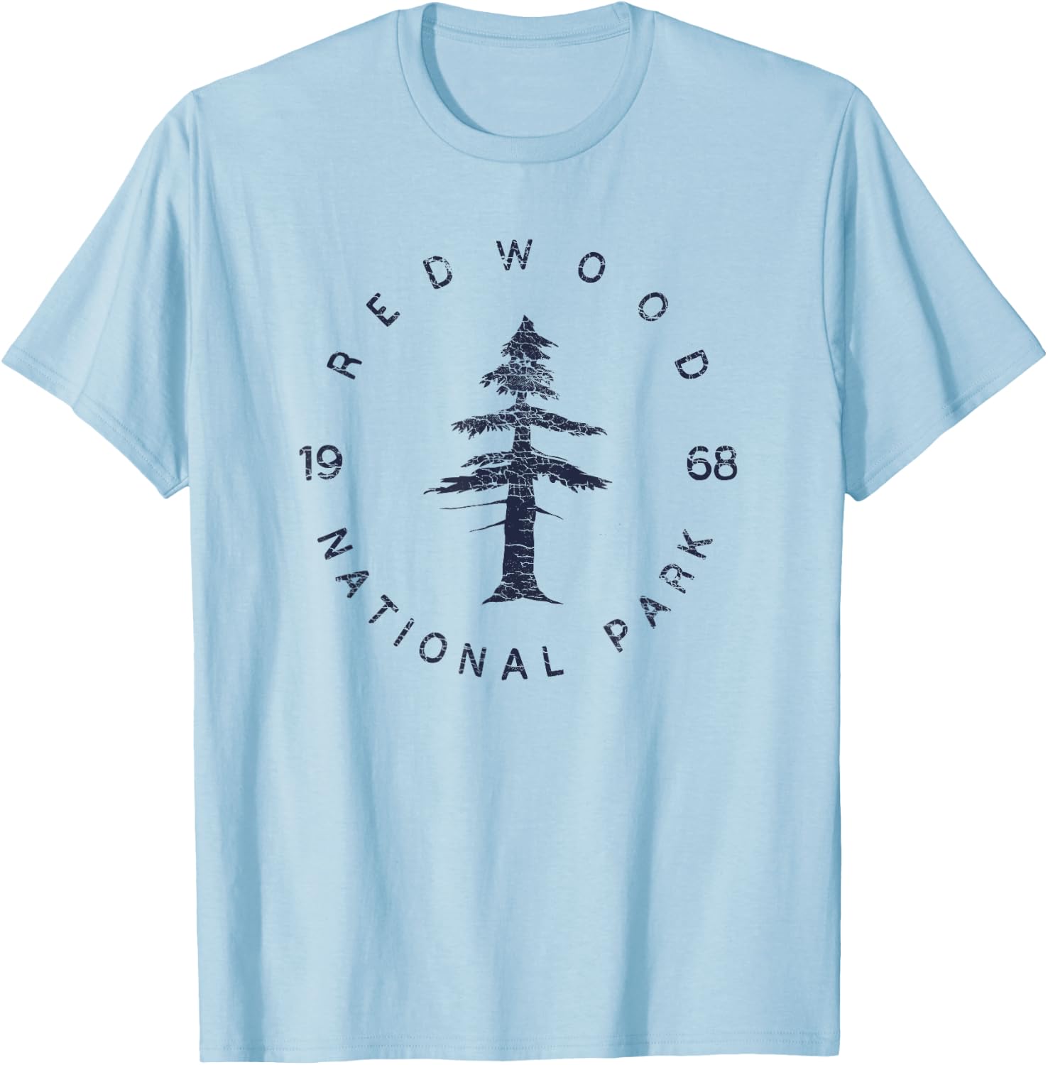 Redwood National Park Shirt Redwood Forest US Parks T-Shirt - T-Shirt | Light Blue