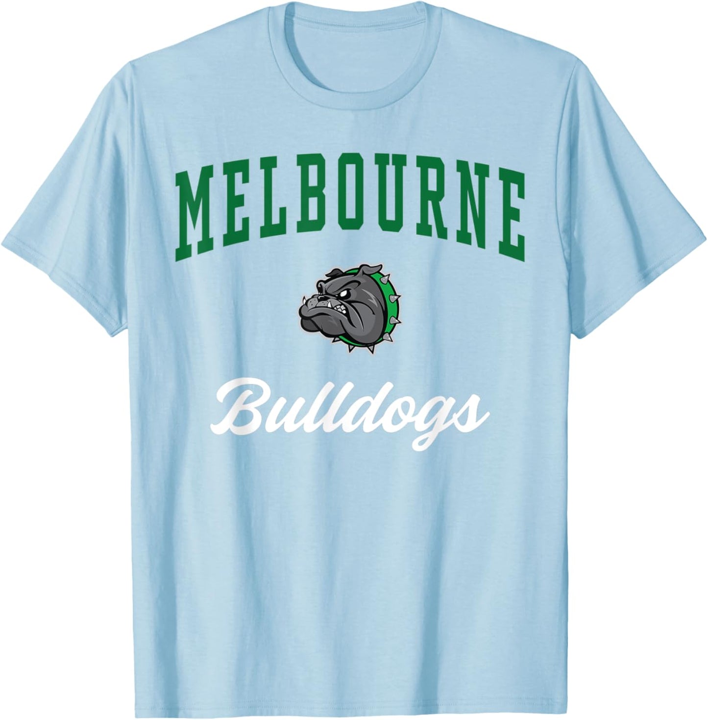 Melbourne High School Bulldogs T-Shirt - T-Shirt | Light Blue