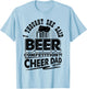 I Thought She Said Beer Competition Cheer Dad Funny T-Shirt - T-Shirt | Light Blue