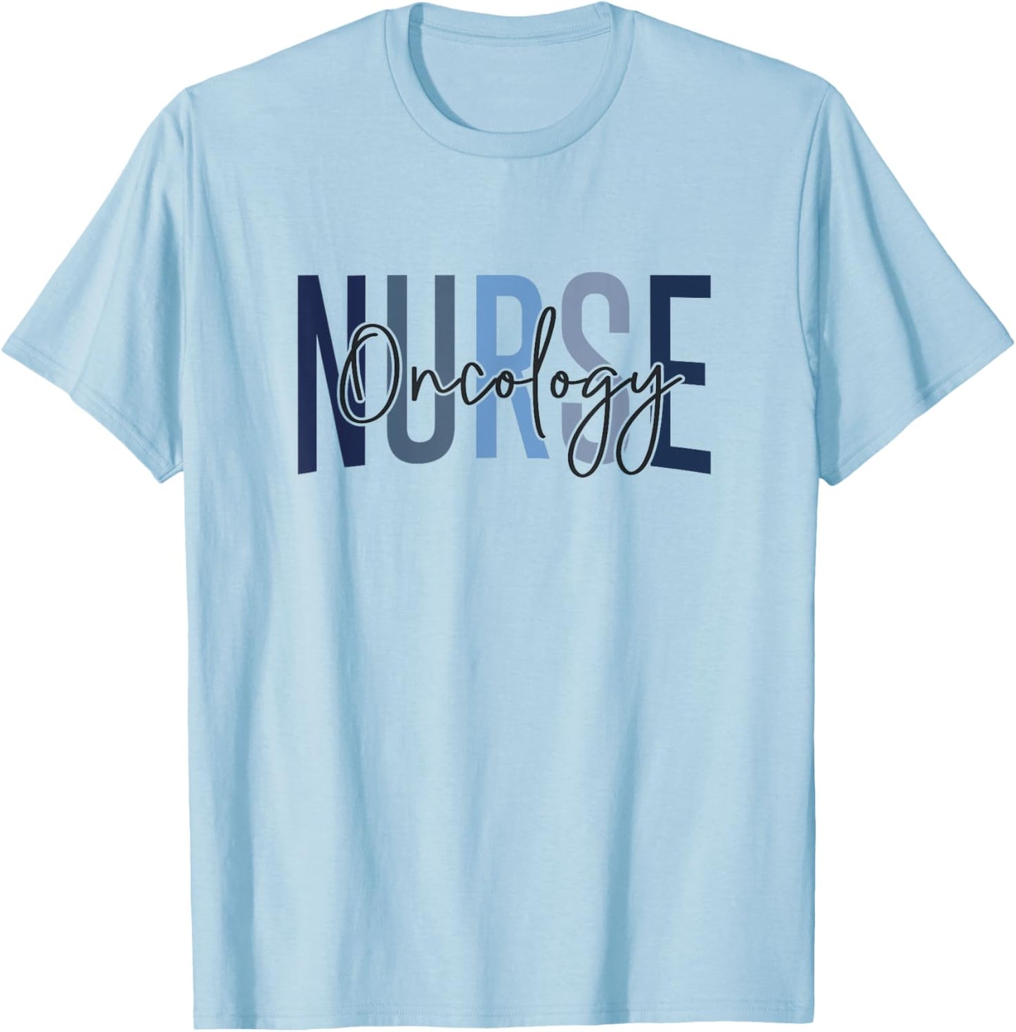 Funny Pediatric Hematology Oncology Nurse PEDS Hem Onc Nurse T-Shirt - T-Shirt | Light Blue