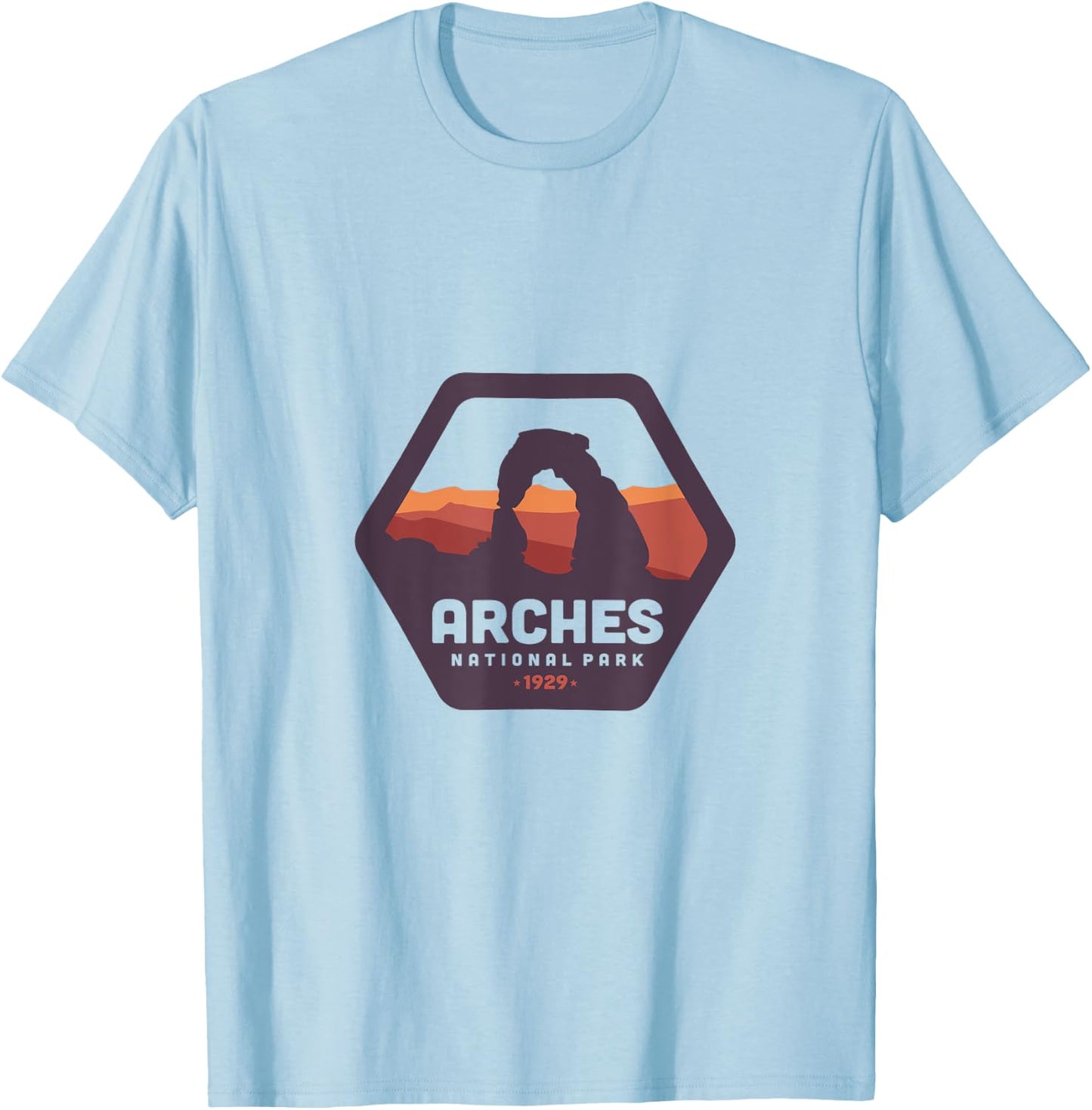 Arches National Park T-Shirt - T-Shirt | Light Blue