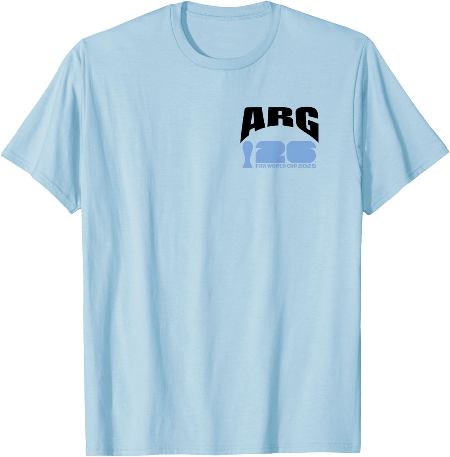 FIFA World CUP26 Argentina Ball in Goal T-Shirt - T-Shirt | Light Blue