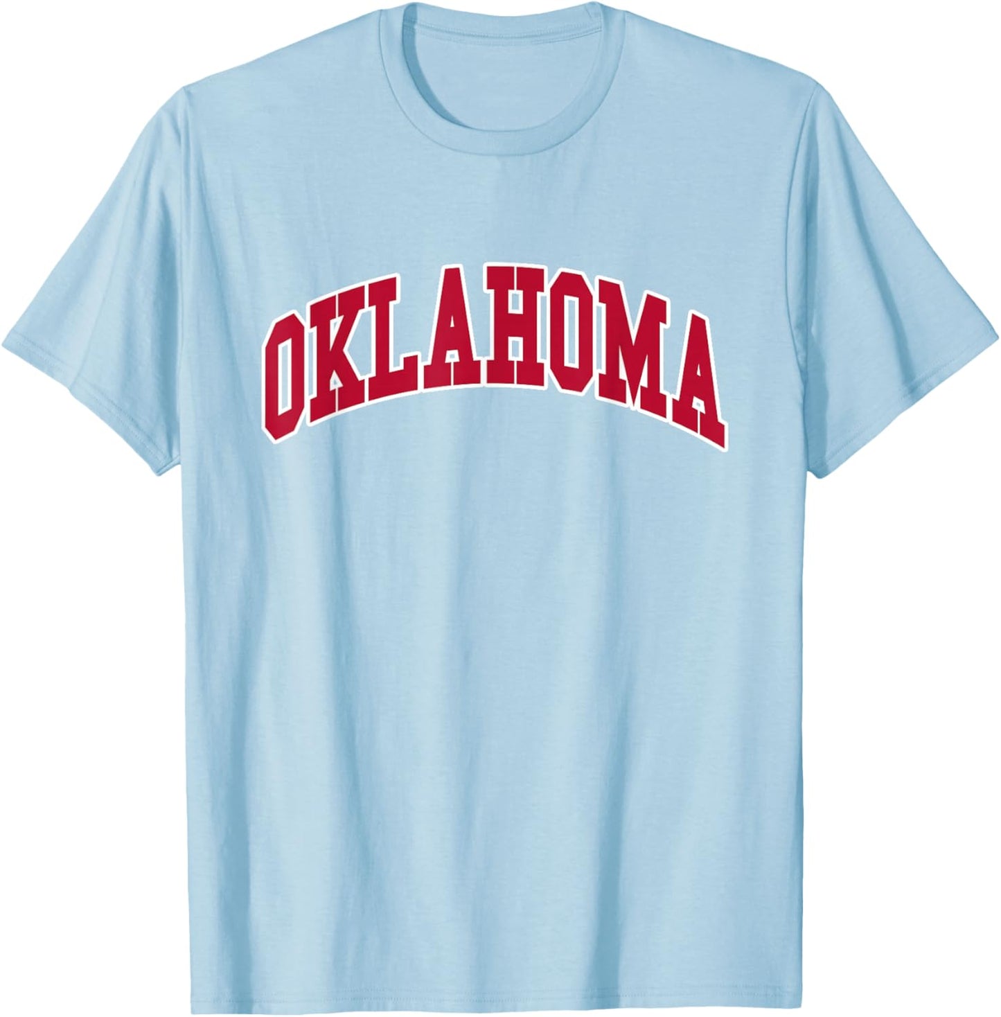 OKLAHOMA - Throwback Design - Classic T-Shirt - T-Shirt | Light Blue