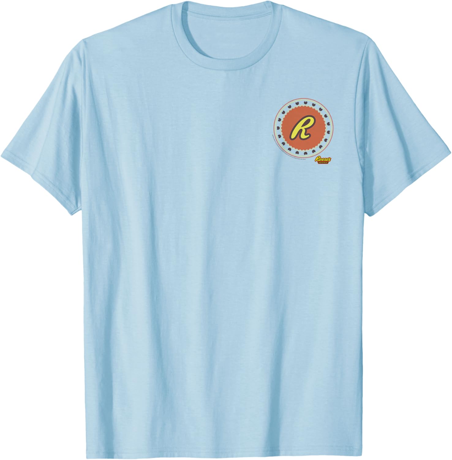 Reese's Peanut Butter Cup Pocket Logo T-Shirt - T-Shirt | Light Blue