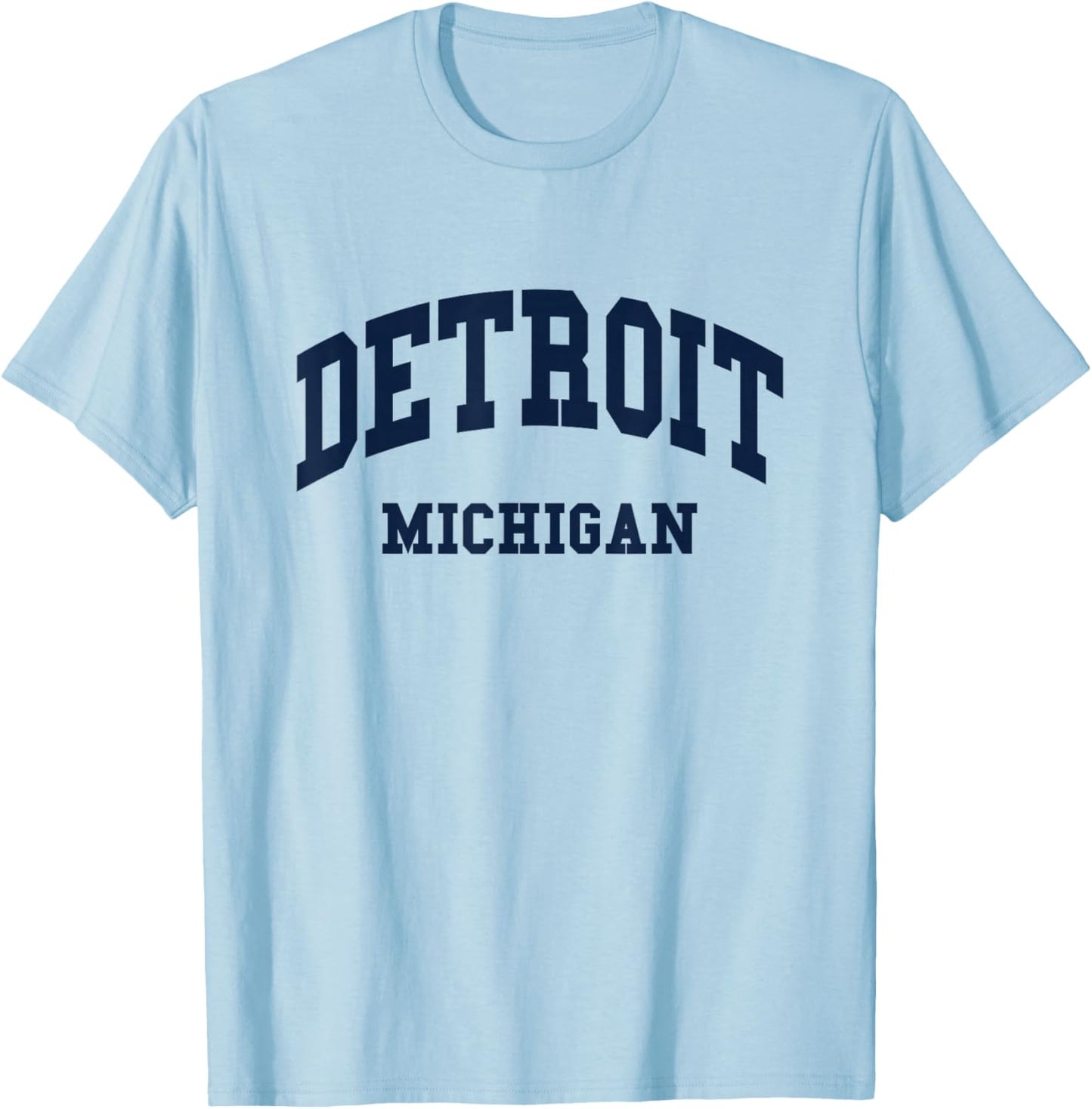 Detroit - Michigan - Throwback Design - Classic T-Shirt - T-Shirt | Light Blue