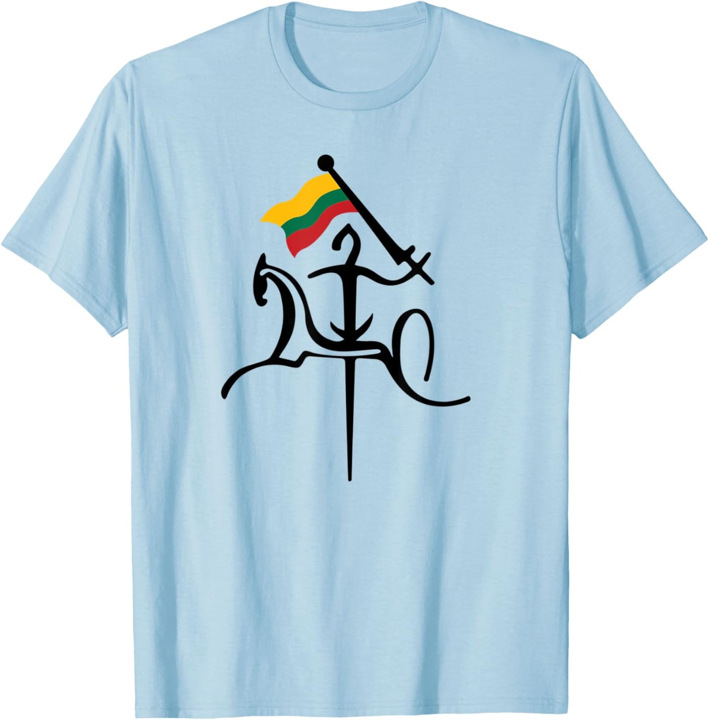 Vytis litauische Flagge – Litauen starke Bekleidung T-Shirt - T-Shirt | Light Blue
