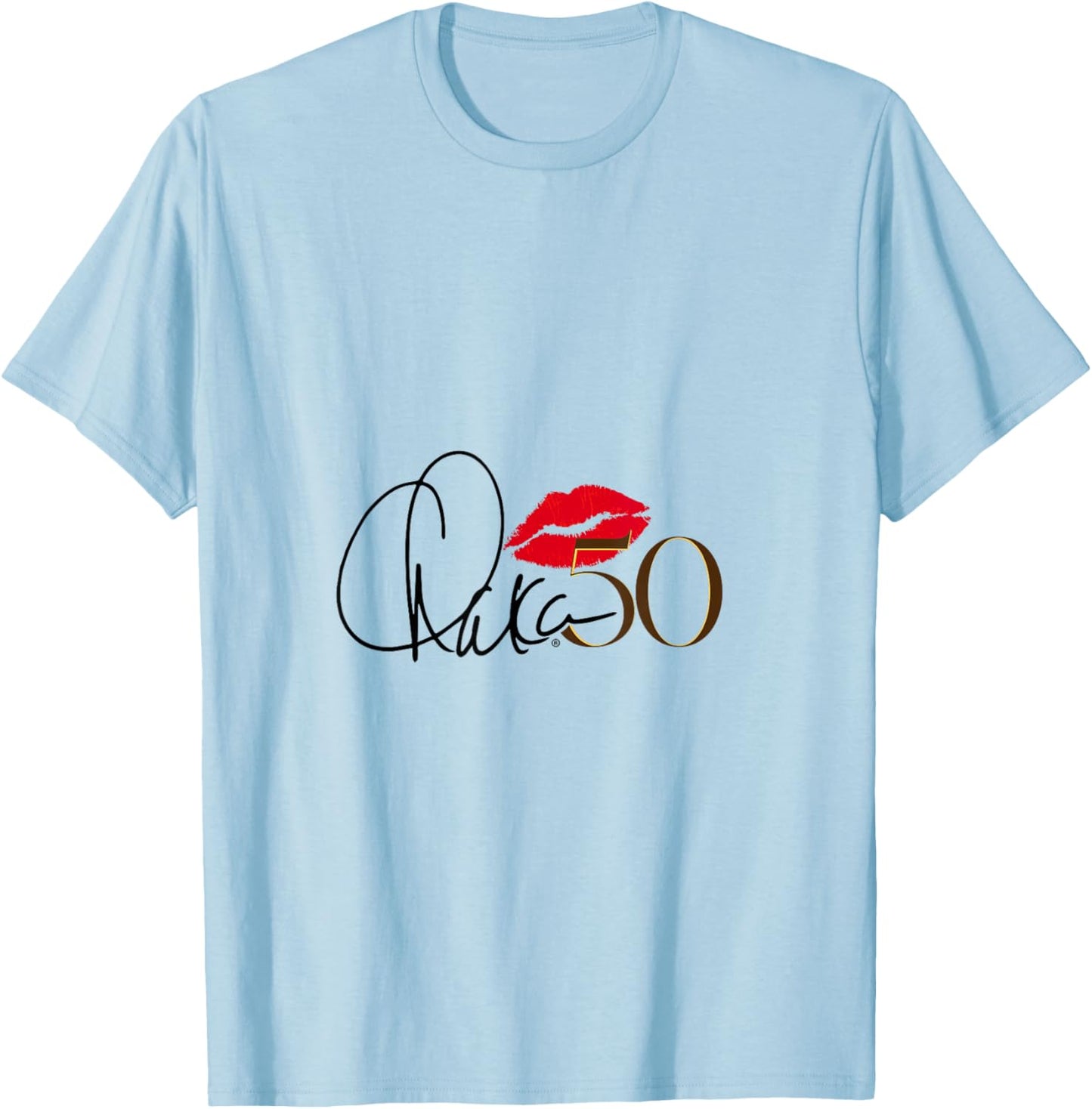 Chaka Khan - 50 Logo T-Shirt - T-Shirt | Light Blue