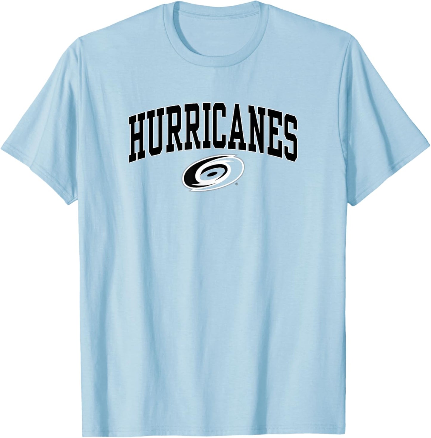 Carolina Hurricanes Arch Over Red Officially Licensed T-Shirt - T-Shirt | Light Blue
