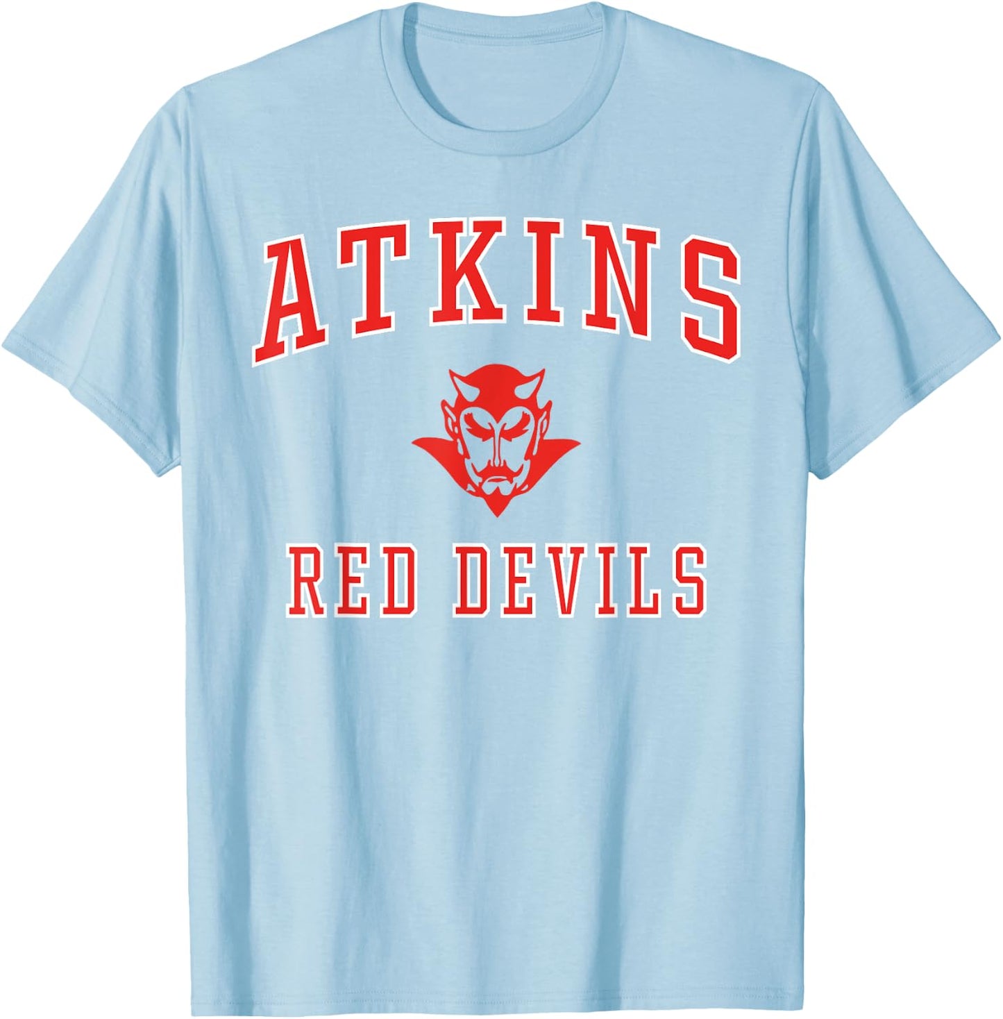 Atkins High School Red Devils C1 T-Shirt - T-Shirt | Light Blue
