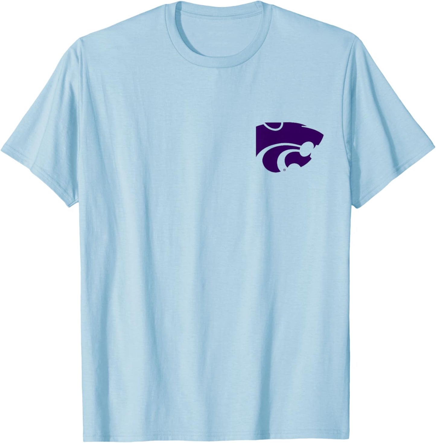 Kansas State Wildcats | Official NCAA University | MMKST06 T-Shirt - T-Shirt | Light Blue