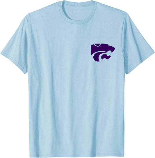Kansas State Wildcats | Official NCAA University | MMKST06 T-Shirt - T-Shirt | Light Blue