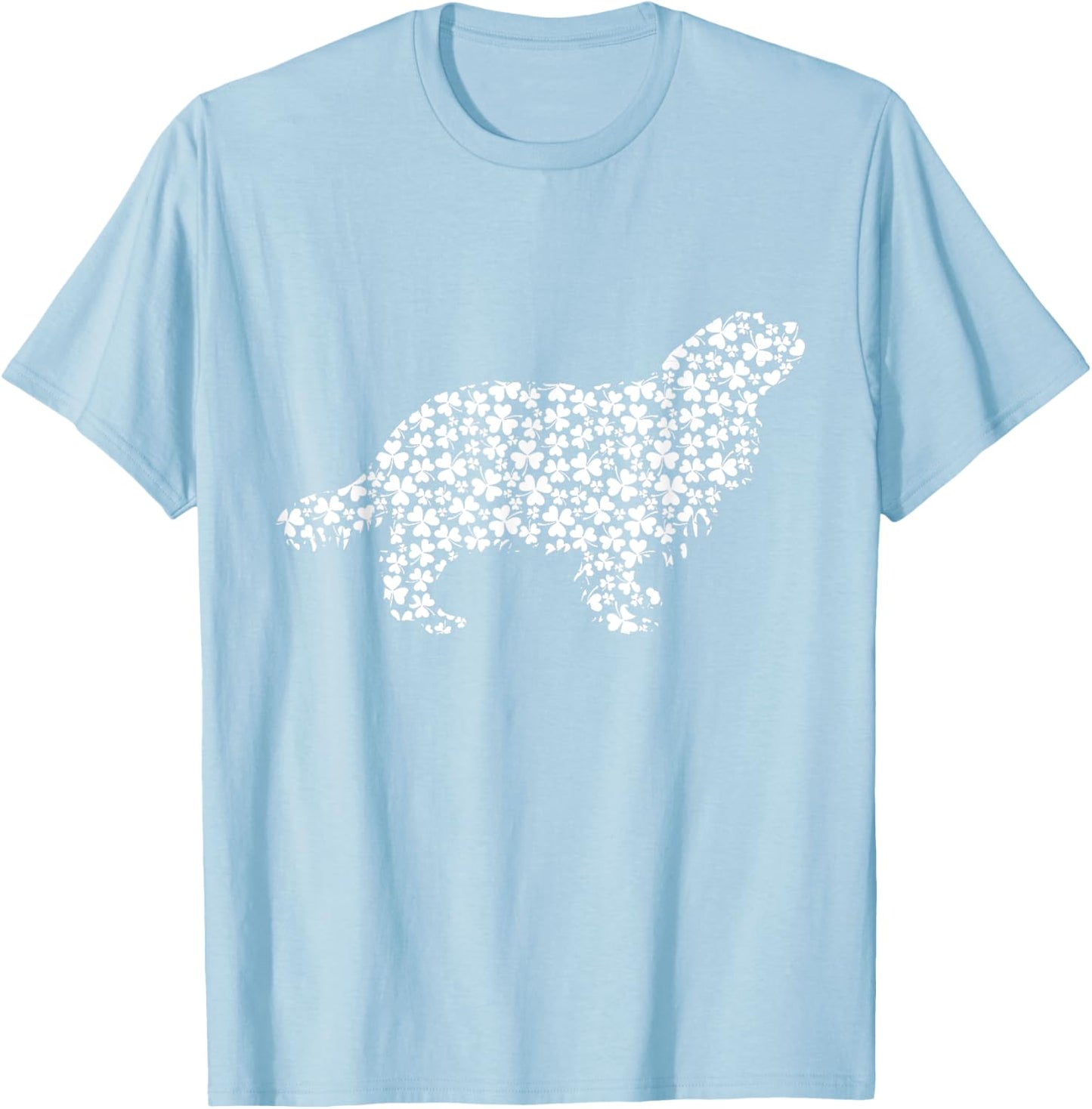 Cavalier King Charles Spaniel Dog Shamrock St Patricks Day Women Kids T-Shirt - T-Shirt | Light Blue