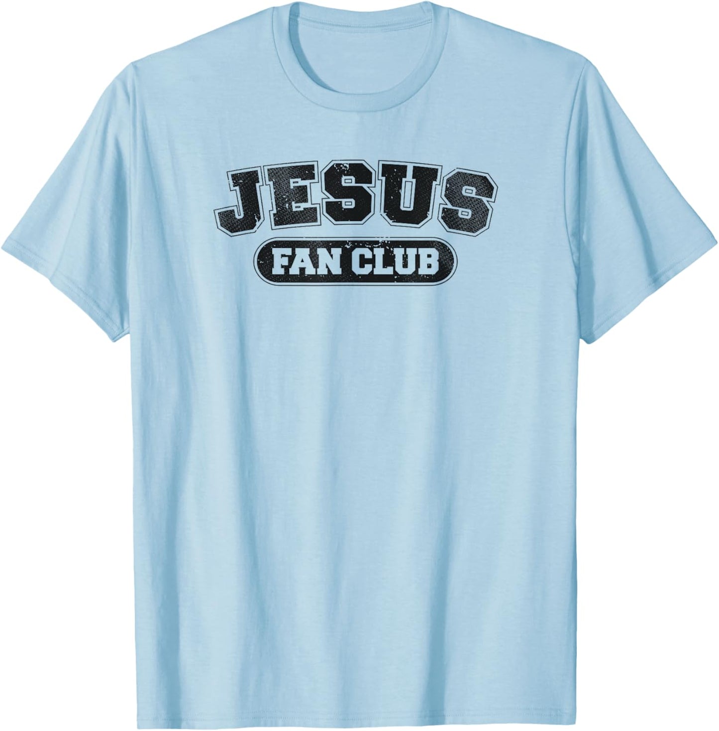 Jesus Fan Club Religious Christian Faith Palm Sunday Easter T-Shirt - T-Shirt | Light Blue
