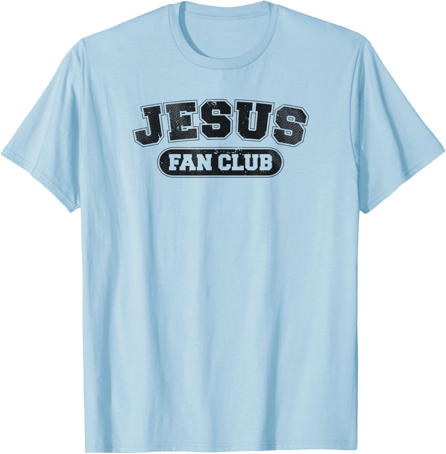 Jesus Fan Club Religious Christian Faith Palm Sunday Easter T-Shirt - T-Shirt | Light Blue