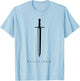 Excalibur The Legendary Sword in the Stone of King Arthur T-Shirt - T-Shirt | Light Blue