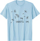 Meditation Saying Om Shanti Om Meditating Yoga T-Shirt - T-Shirt | Light Blue