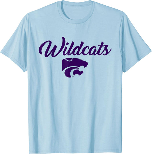 Kansas State Wildcats | Official NCAA University | MMKST02 T-Shirt - T-Shirt | Light Blue