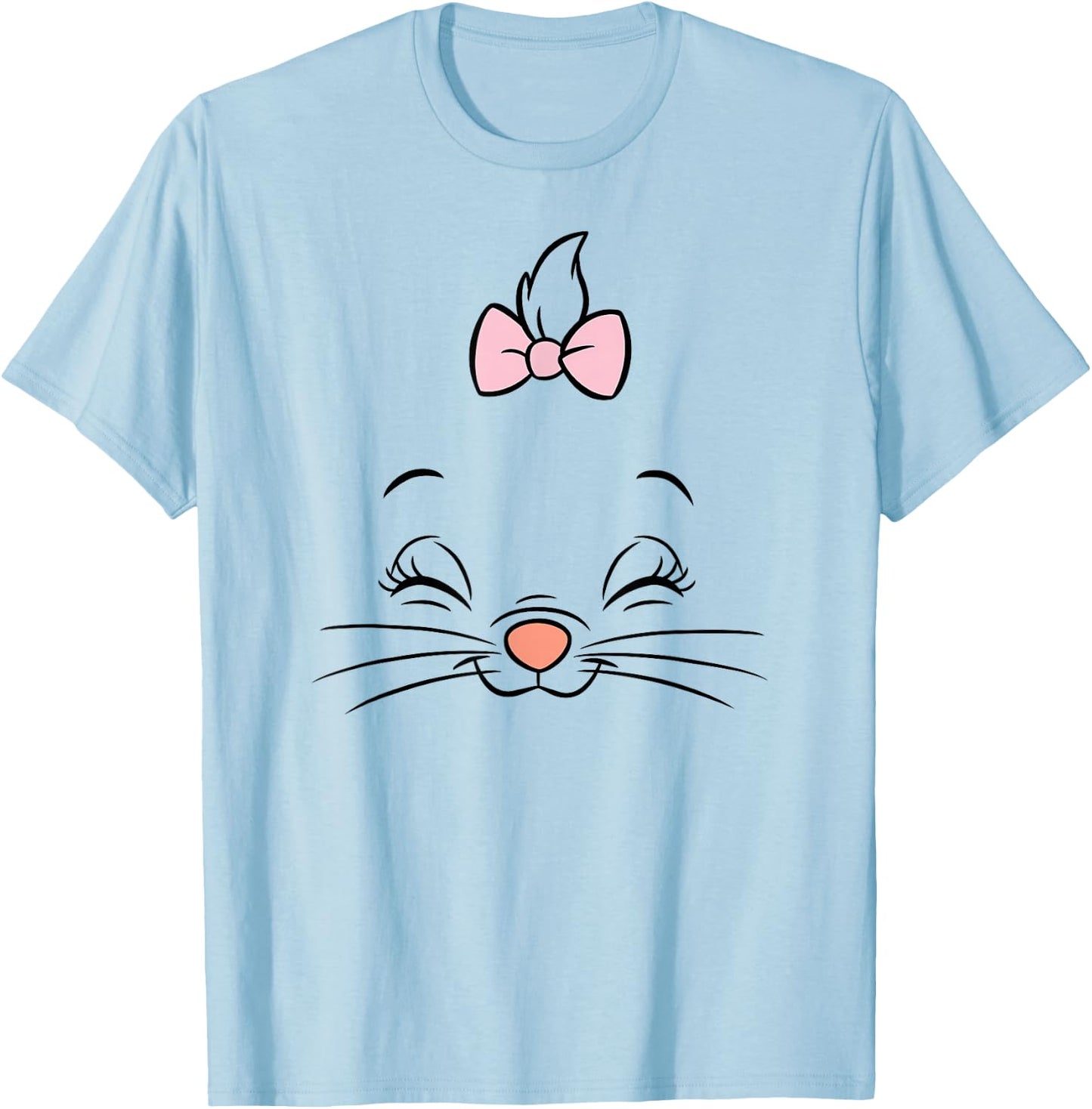 Disney - The Aristocat Marie Face T-Shirt - T-Shirt | Light Blue