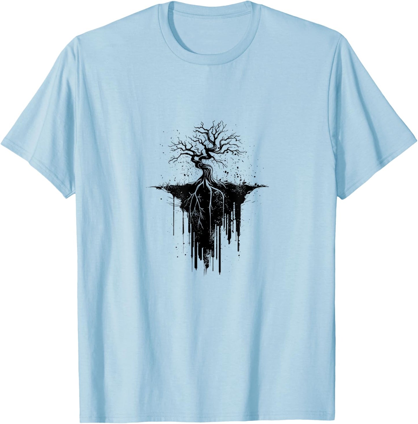 Tree of Life Tree Nature Design Forest Jungle T-Shirt - T-Shirt | Light Blue