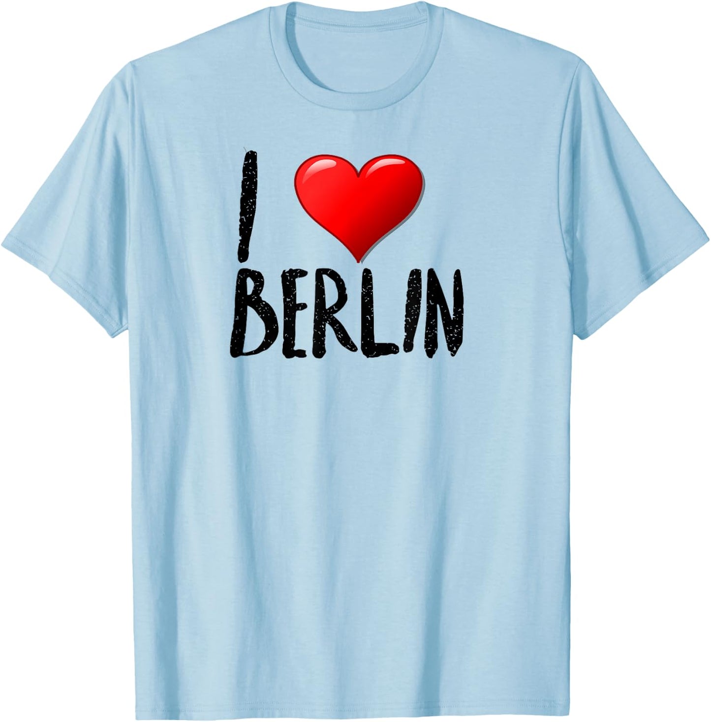 I Love Berlin - - Traveler - Souvenir T-Shirt - T-Shirt | Light Blue