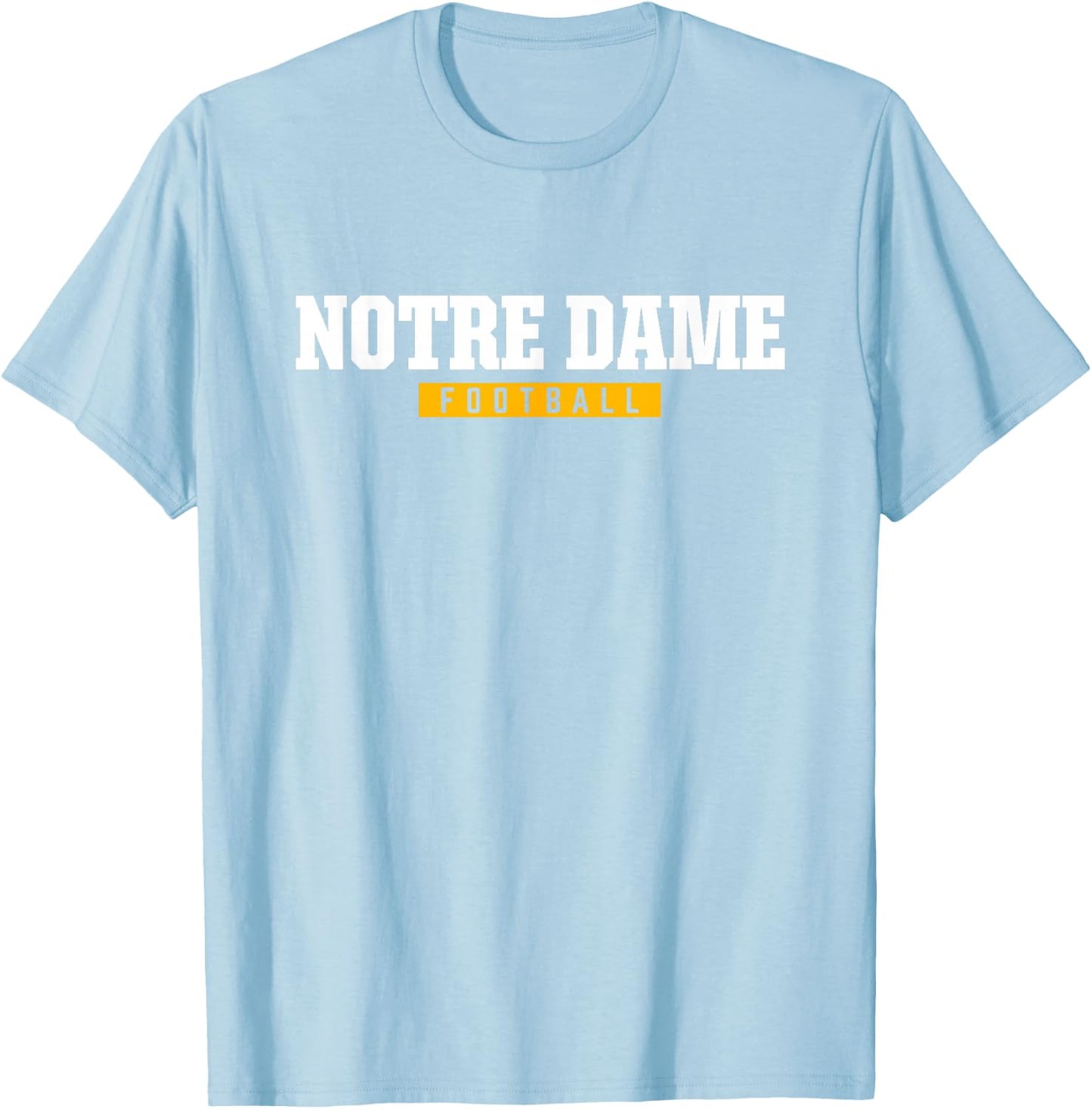 Notre Dame High School Football HS T-Shirt - T-Shirt | Light Blue