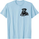 Rottweiler Dog in Lying Pose on Chest Women Kids T-Shirt - T-Shirt | Light Blue
