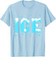 Funny Ice Costume Halloween Family Matching Men Women T-Shirt - T-Shirt | Light Blue