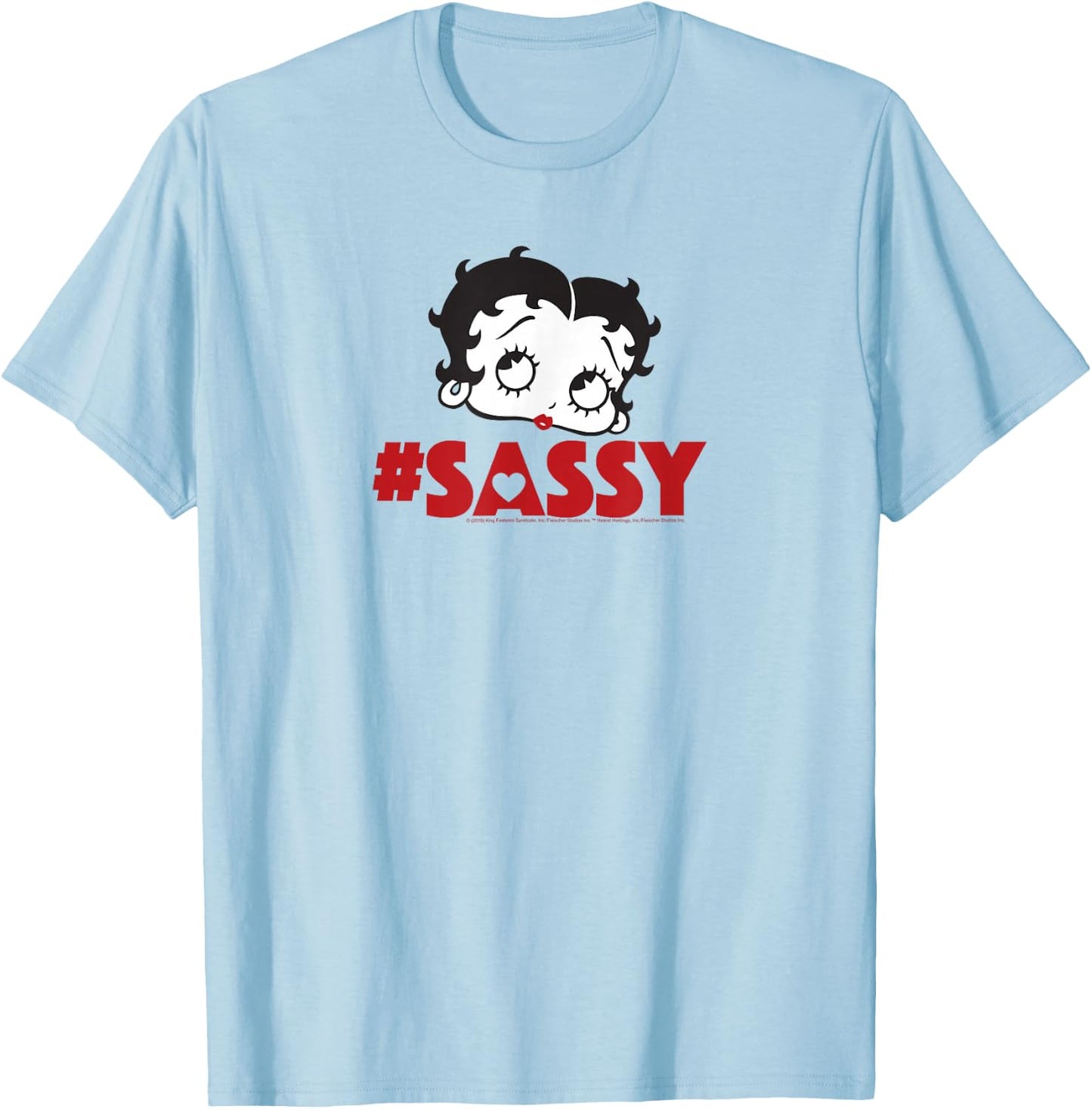 Betty Boop #Sassy T-Shirt - T-Shirt | Light Blue