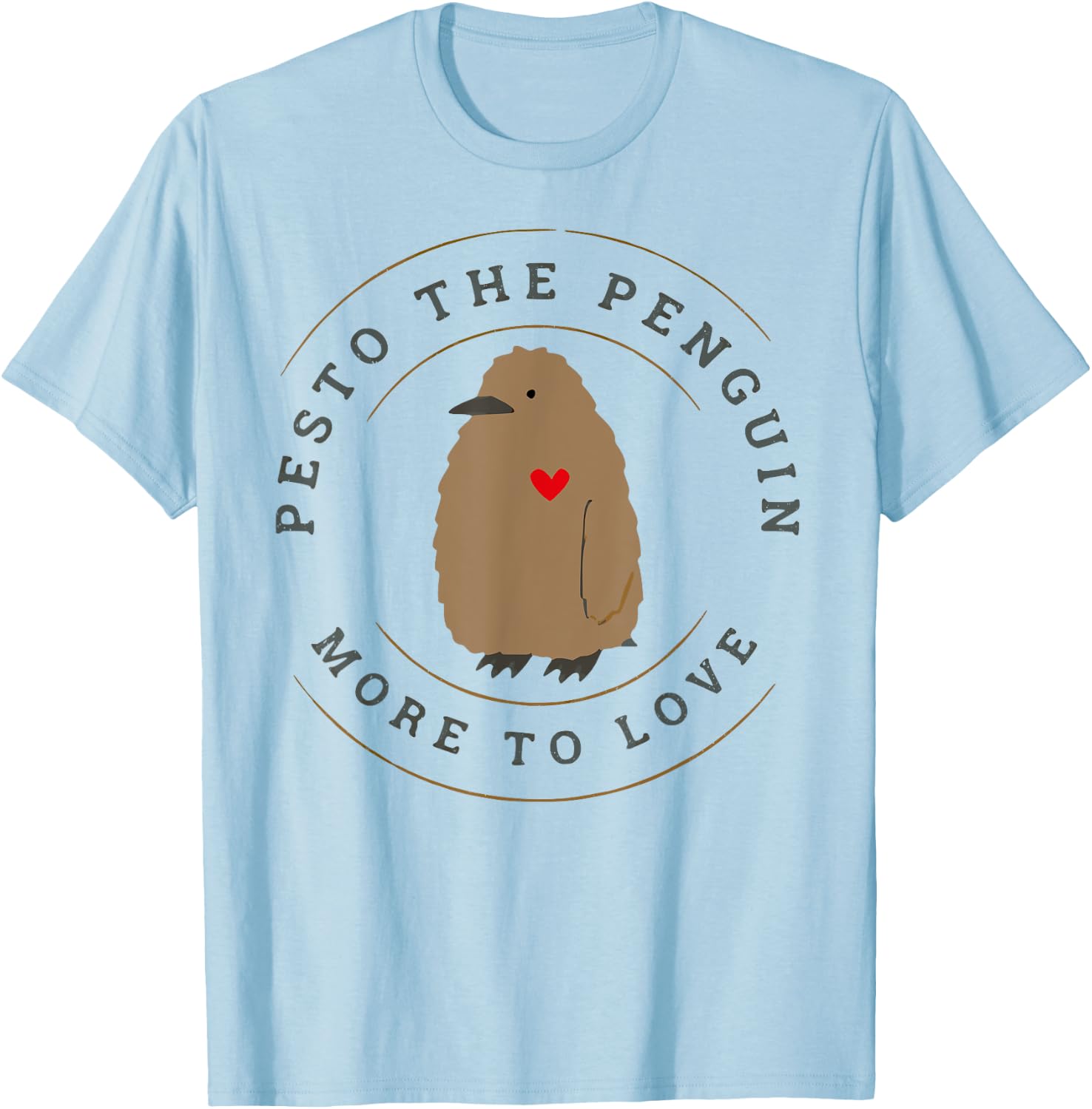 Pesto The Penguin More To Love T-Shirt - T-Shirt | Light Blue