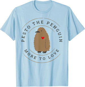 Pesto The Penguin More To Love T-Shirt - T-Shirt | Light Blue