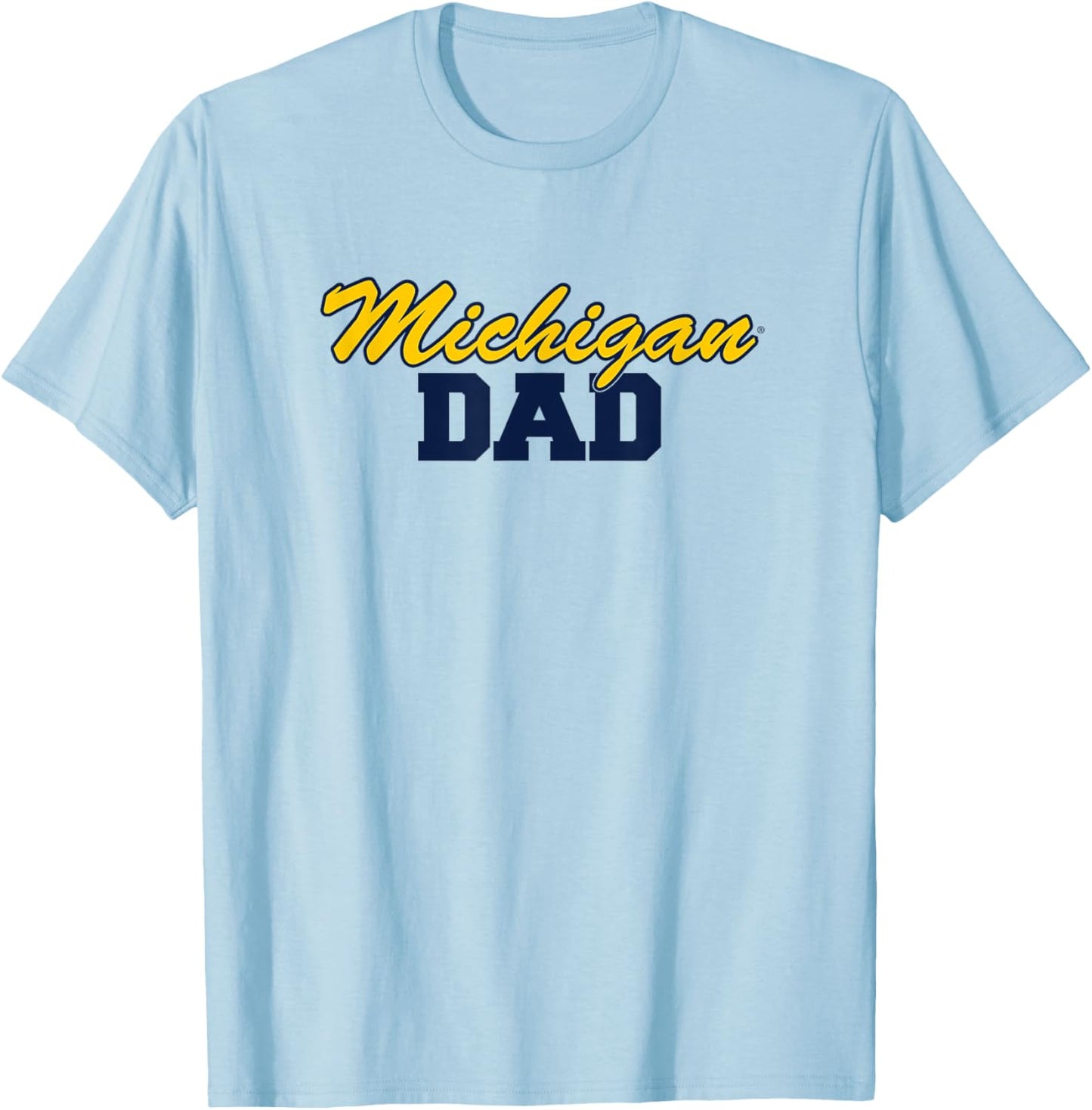 University of Michigan Wolverines Dad T-Shirt - T-Shirt | Light Blue