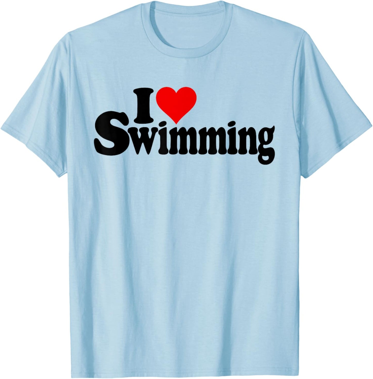 Piscine I Love Heart T-Shirt - T-Shirt | Light Blue