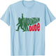 Mountain Dude Funny Bigfoot Sasquatch Hiking T-Shirt - T-Shirt | Light Blue