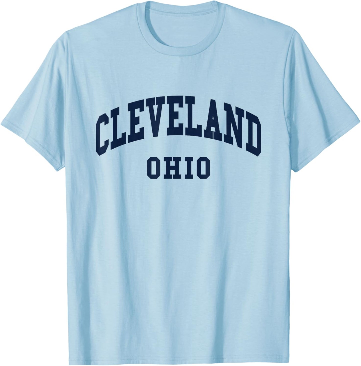 Cleveland - Ohio - Throwback Design - Classic T-Shirt - T-Shirt | Light Blue