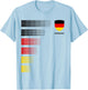 Germany Flag Emblem Patriotic German National Pride T-Shirt - T-Shirt | Light Blue