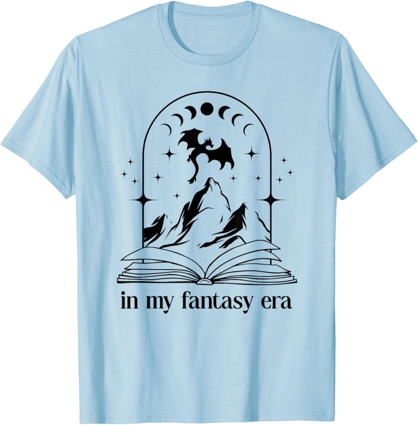 In My Fantasy Era Shirt,Smutty Book Dragon In My Fantasy Era T-Shirt - T-Shirt | Light Blue