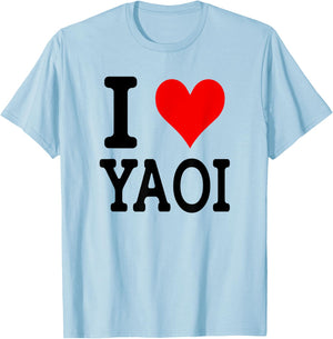 I Love Yaoi T-Shirt - T-Shirt | Light Blue