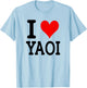I Love Yaoi T-Shirt - T-Shirt | Light Blue