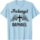 Saint Raphael the Archangel Traditional Catholic Prayer T-Shirt - T-Shirt | Light Blue