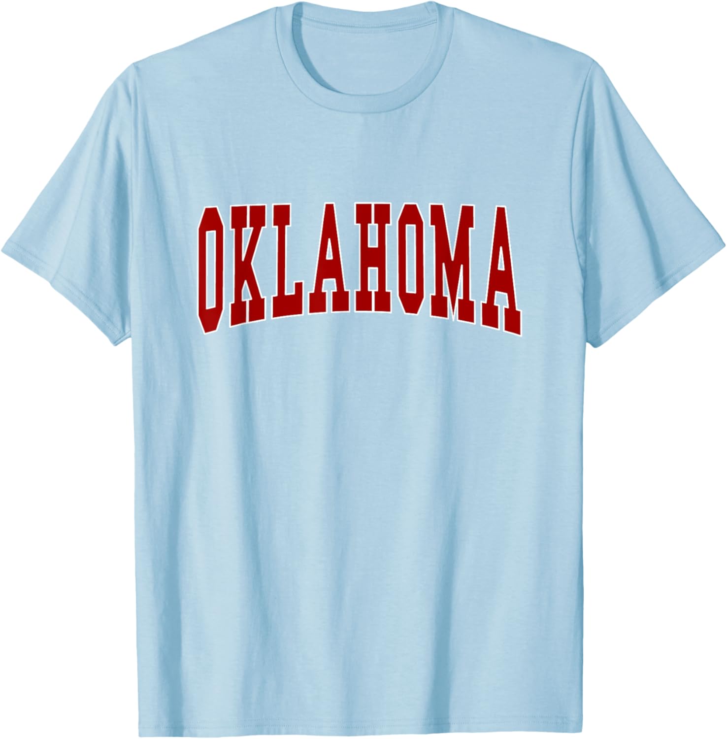 OKLAHOMA - Throwback Design - Classic T-Shirt - T-Shirt | Light Blue