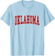 OKLAHOMA - Throwback Design - Classic T-Shirt - T-Shirt | Light Blue