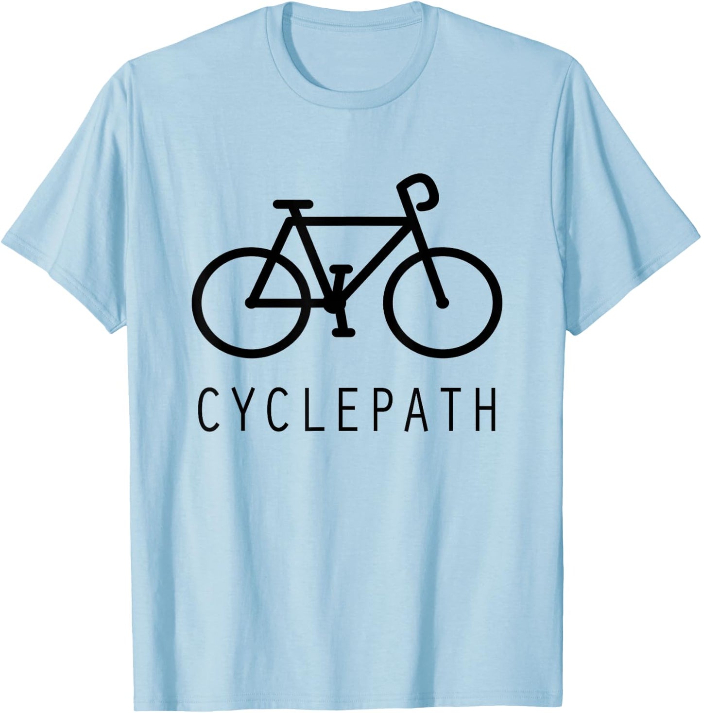 Cyclepath Funny Cycling T-Shirt - T-Shirt | Light Blue
