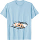 Excuse Me Is It February Yet Pregnancy Baby Announcement T-Shirt - T-Shirt | Light Blue