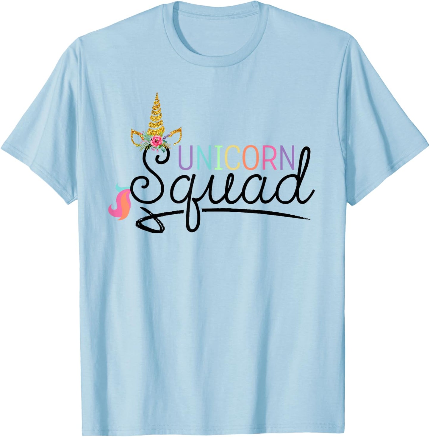 Unicorn Squad T-Shirt - T-Shirt | Light Blue