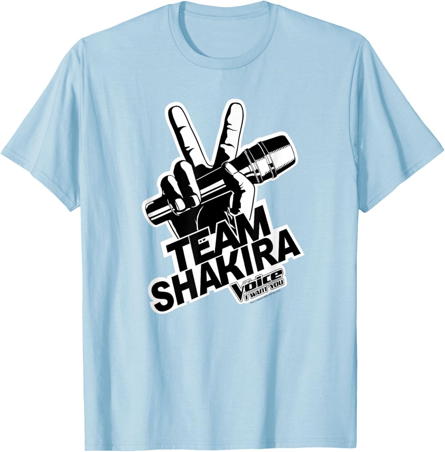 The Voice Shakira Logo T-Shirt - T-Shirt | Light Blue