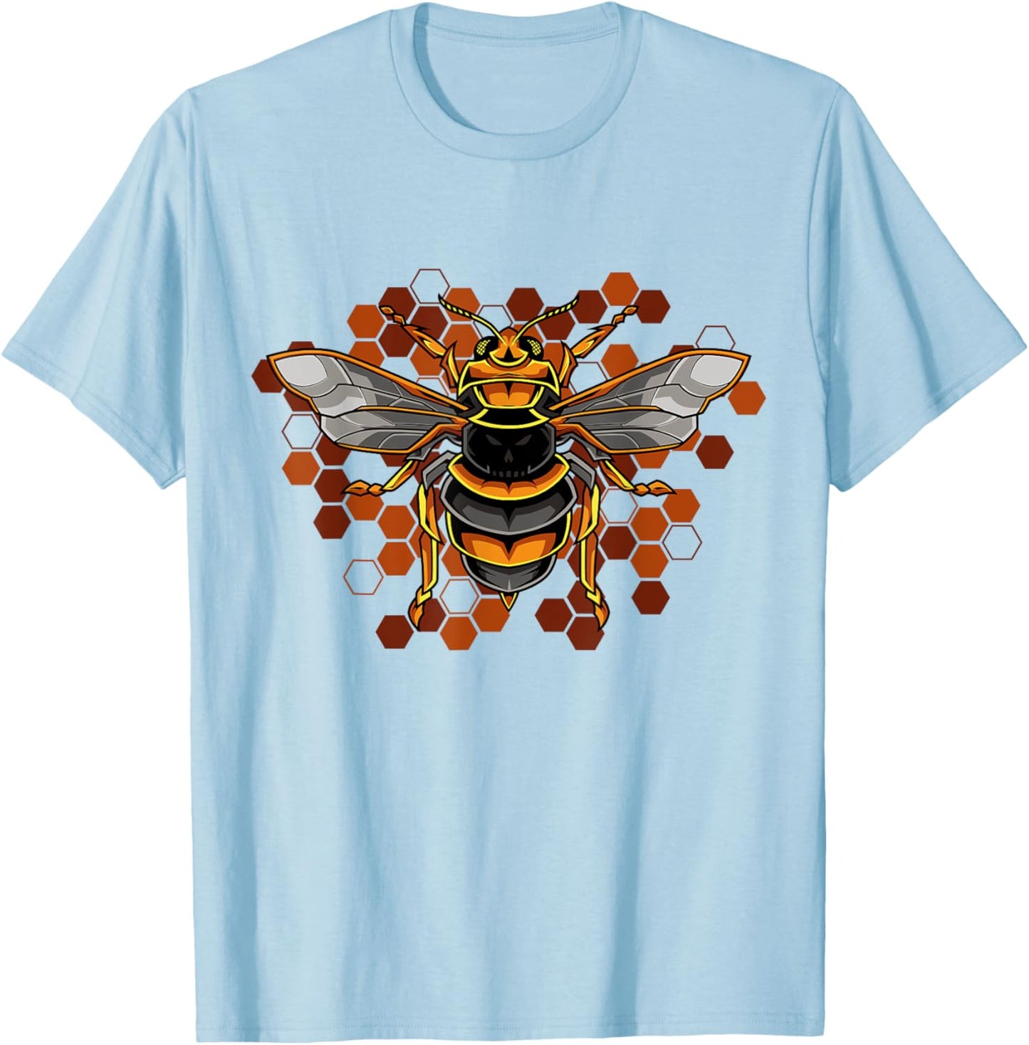 Bee Keeper Shirt Honeycomb Honey Vintage Beekeeping T-Shirt - T-Shirt | Light Blue