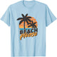 Beach Please T-Shirt - T-Shirt | Light Blue