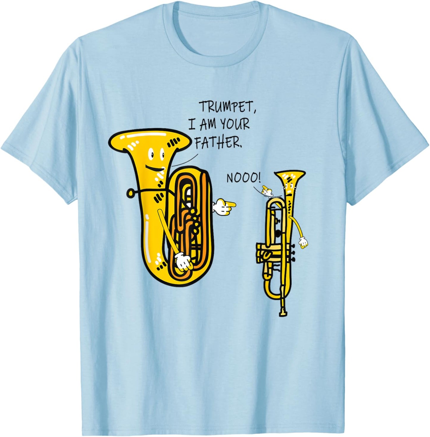 brass horn marching band - Euphonium - Funny brass orchestra T-Shirt - T-Shirt | Light Blue