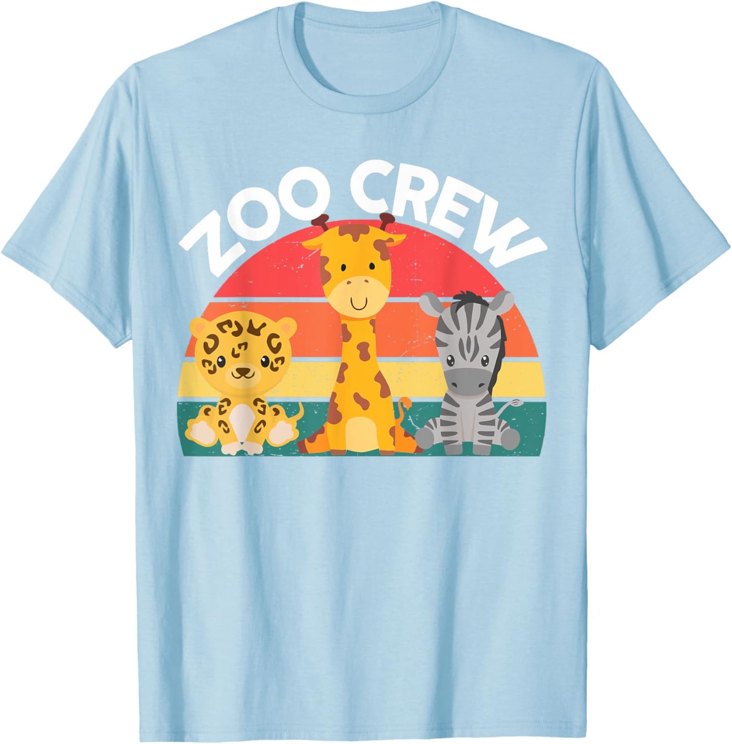 Zoo crew-shirt toddler boys girls kids women Zoo Keeper T-Shirt - T-Shirt | Light Blue