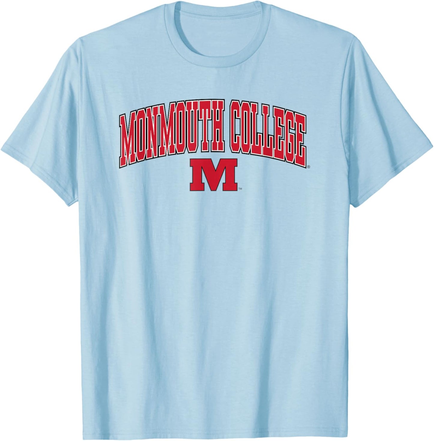 Monmouth College Fighting Scots Arch Over T-Shirt - T-Shirt | Light Blue